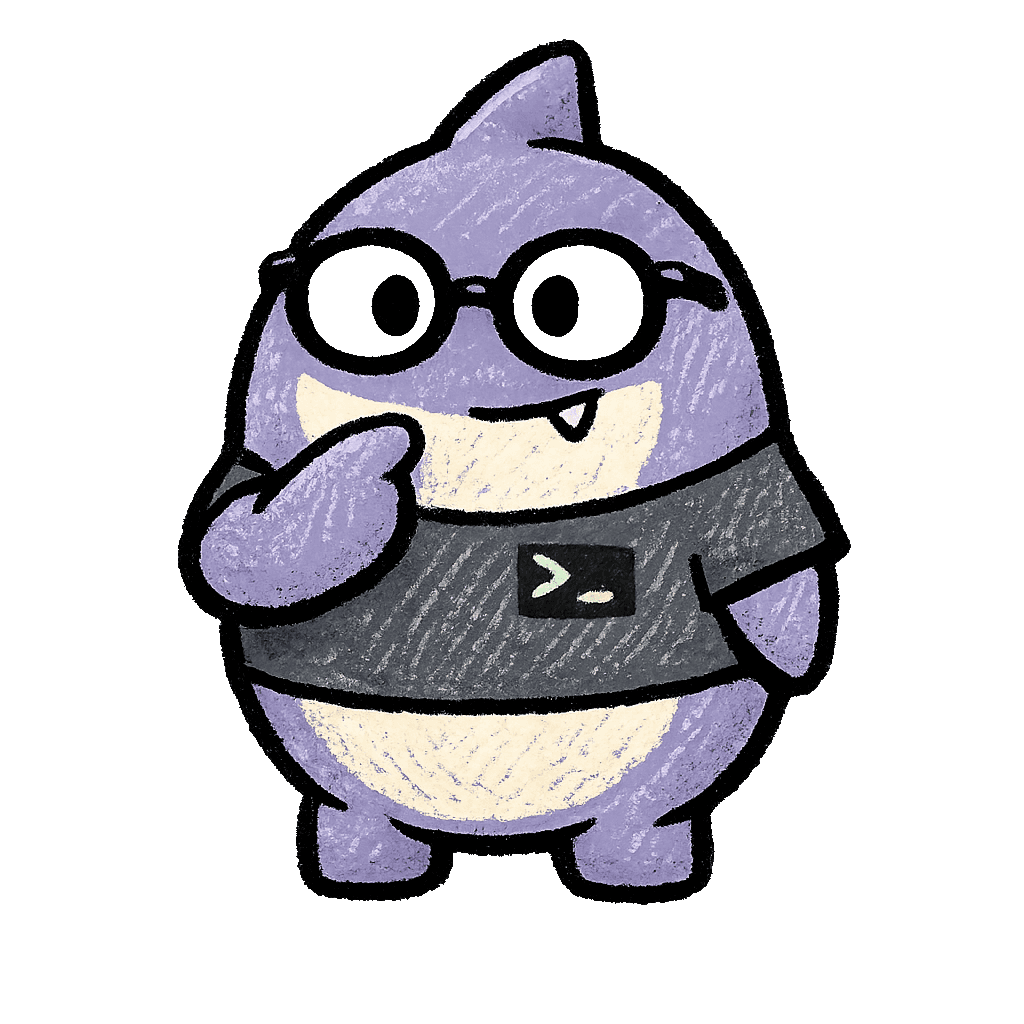 Fin the shark, thinking